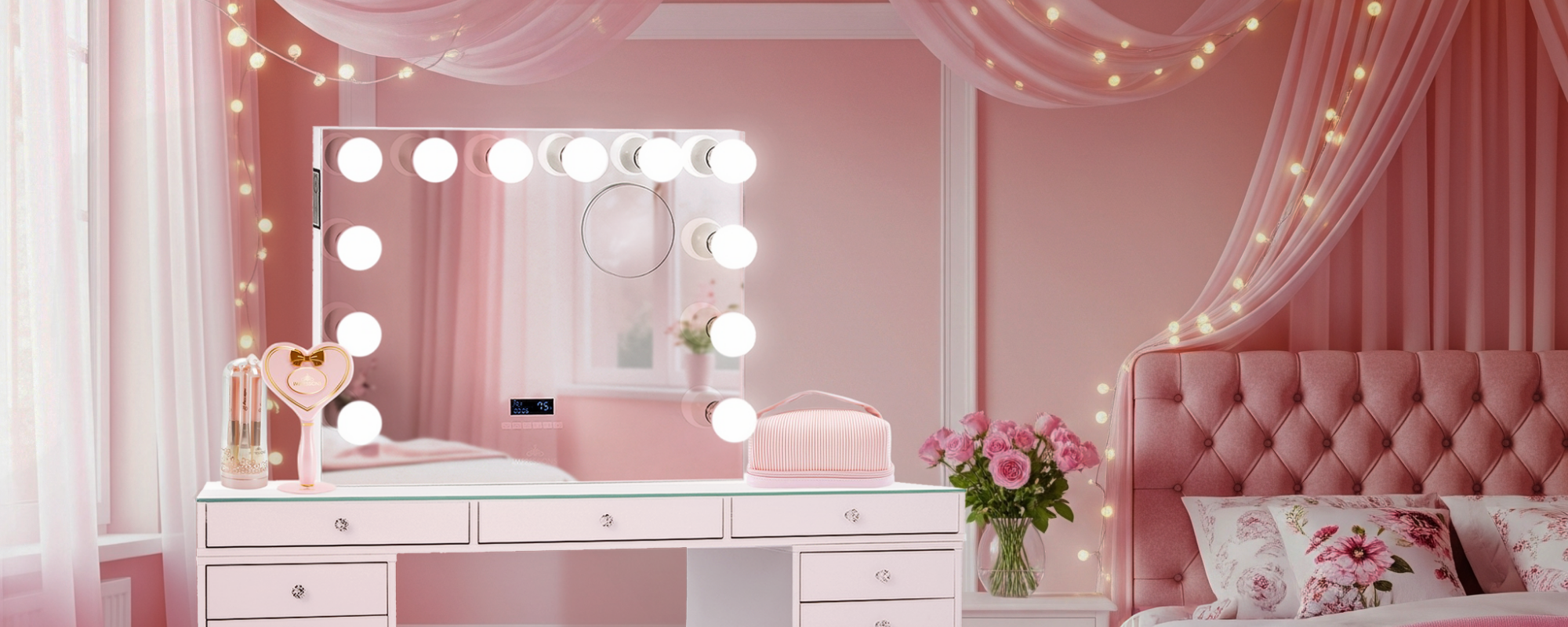 What Vanity Mirror Shapes Work Best with Your Table Style?  Impressions  Vanity Co.