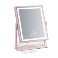 Glow & Store Tri-Tone LED Makeup Mirror