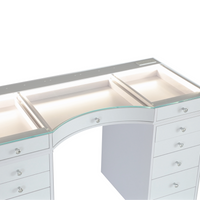 SlayStation® Concave Plus 2.0 Vanity Table w/ LED Light