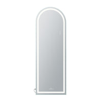 Stage Lite Arch Full Length Vanity Mirror-Strip- Front View