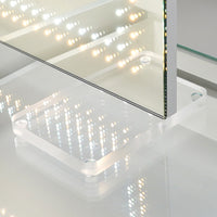 Stage Lite Pro Vanity Mirror- Dotted- Corner View
