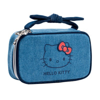 Hello Kitty® Denim Layered Makeup Bag