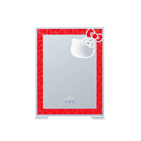 Hello Kitty® RGB "All Over" Vanity Mirror- Front- Red Color