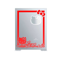 Hello Kitty® RGB "Bows" Vanity Mirror- Front- red lighting
