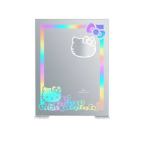 Hello Kitty® RGB "Bows" Vanity Mirror- Front- rainbow lighting