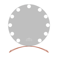 Hollywood Round XL Tri-tone LED Vanity Mirror