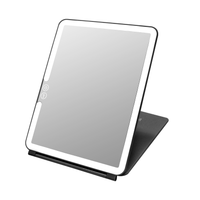 Touch Pad 2.0 Rechargeable LED Makeup Mirror with Flip Cover