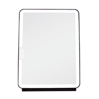 Touch Pad 2.0 Rechargeable LED Makeup Mirror with Flip Cover