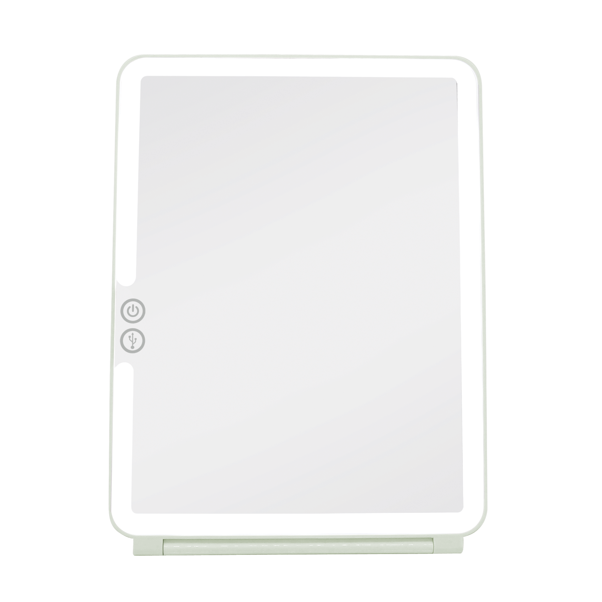 Touch Pad 2.0 Rechargeable LED Makeup Mirror with Flip Cover