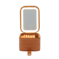 Montreaux Double Layer Jewelry Travel Case w/ LED Mirror
