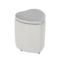 Hello Kitty® Heart Storage Vanity Ottoman