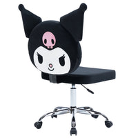 Kuromi kwaii vanity swivel chair qt back