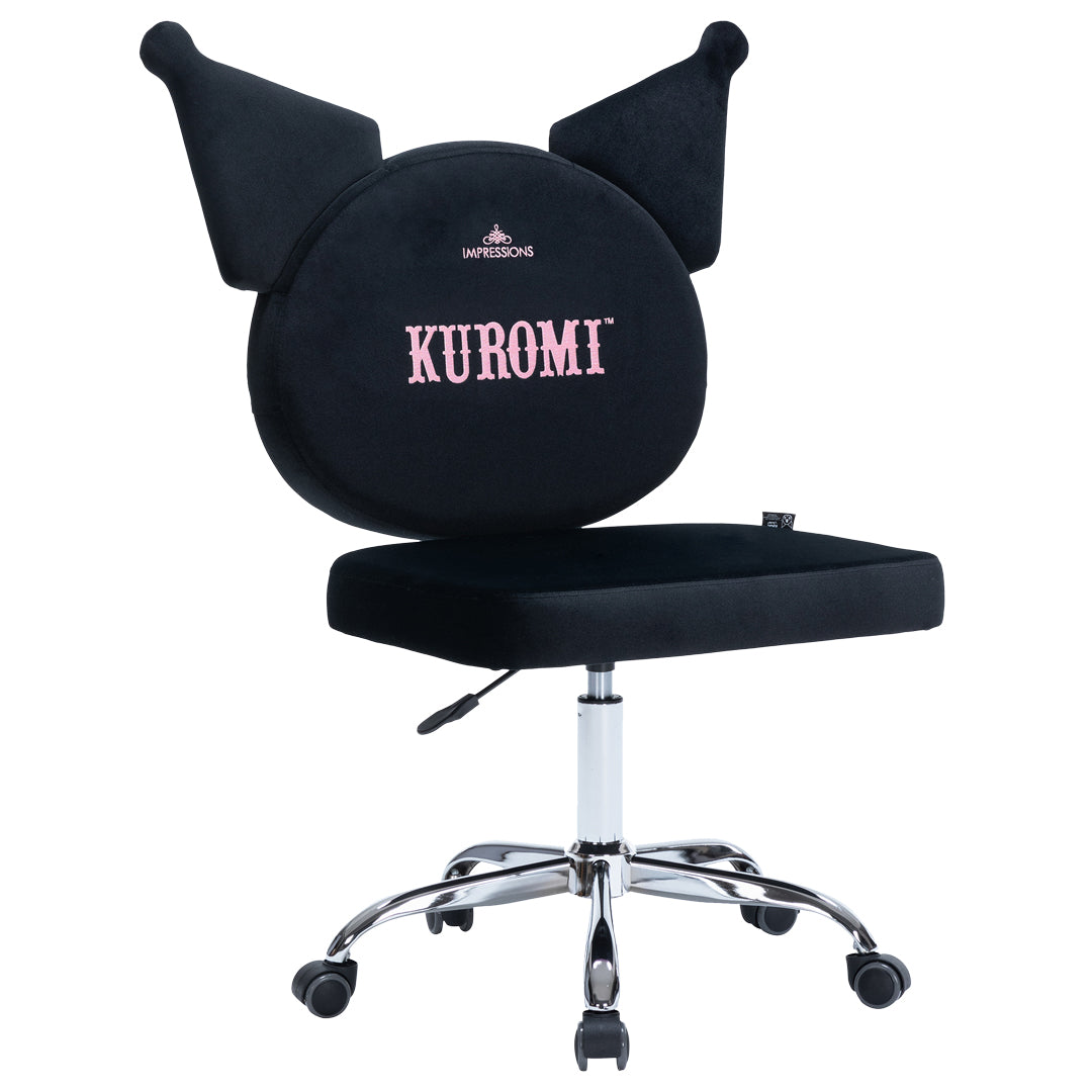 Kuromi™ Swivel Vanity Chair Quarter Turn Front