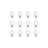 Frosted LED Globe Bulbs, Dimmable (Cool White, 6W)