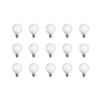 Frosted LED Globe Bulbs, Dimmable (Cool White, 6W)