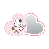 Peanuts™ Snoopy Swivel Heart Bow LED Compact Mirror