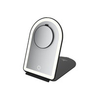 Elera Arch LED Travel Mirror w/ 10x Magnified Mirror