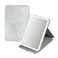 Touch Pad Bling Folio LED Makeup Mirror