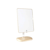 Touch Pro LED Makeup Mirror with Bluetooth Audio+Speakerphone & USB Charger