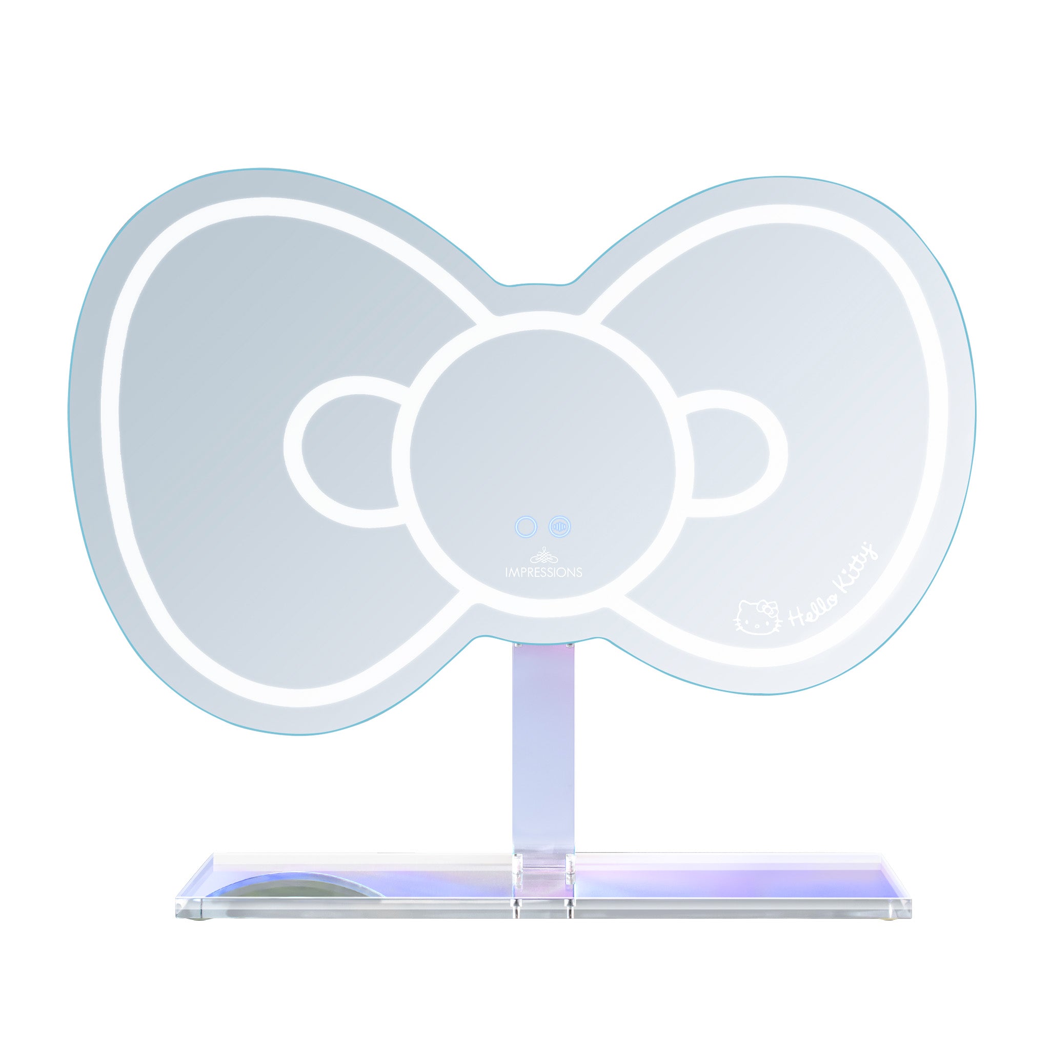 Hello Kitty® RGB Bow Wall Mirror W/ Detachable Base