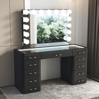 SlayStation® Maison Premium Vanity Table w/ RGB Light + Vanity Mirror Bundle