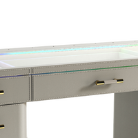 SlayStation® Maison Premium Vanity Table w/ RGB Light + Vanity Mirror Bundle