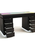 SlayStation® Palazzo Premium Vanity Table w/ RGB Light + Vanity Mirror Bundle