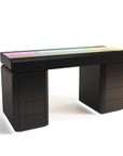 SlayStation® Palazzo Premium Vanity Table w/ RGB Light + Vanity Mirror Bundle