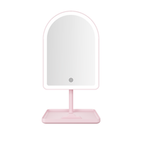 SLAYssentials Arch Tri-Tone LED Tabletop Makeup Mirror