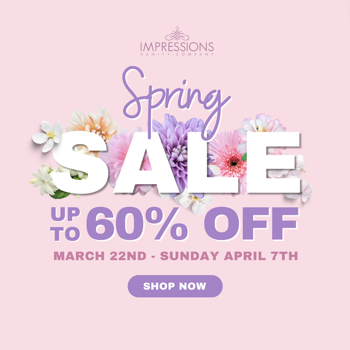 Spring Sale up to 60% off March 22nd to Sunday April 7th