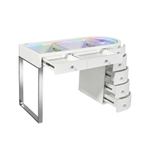 SlayStation® Skyra Premium Vanity Table w / RGB Light