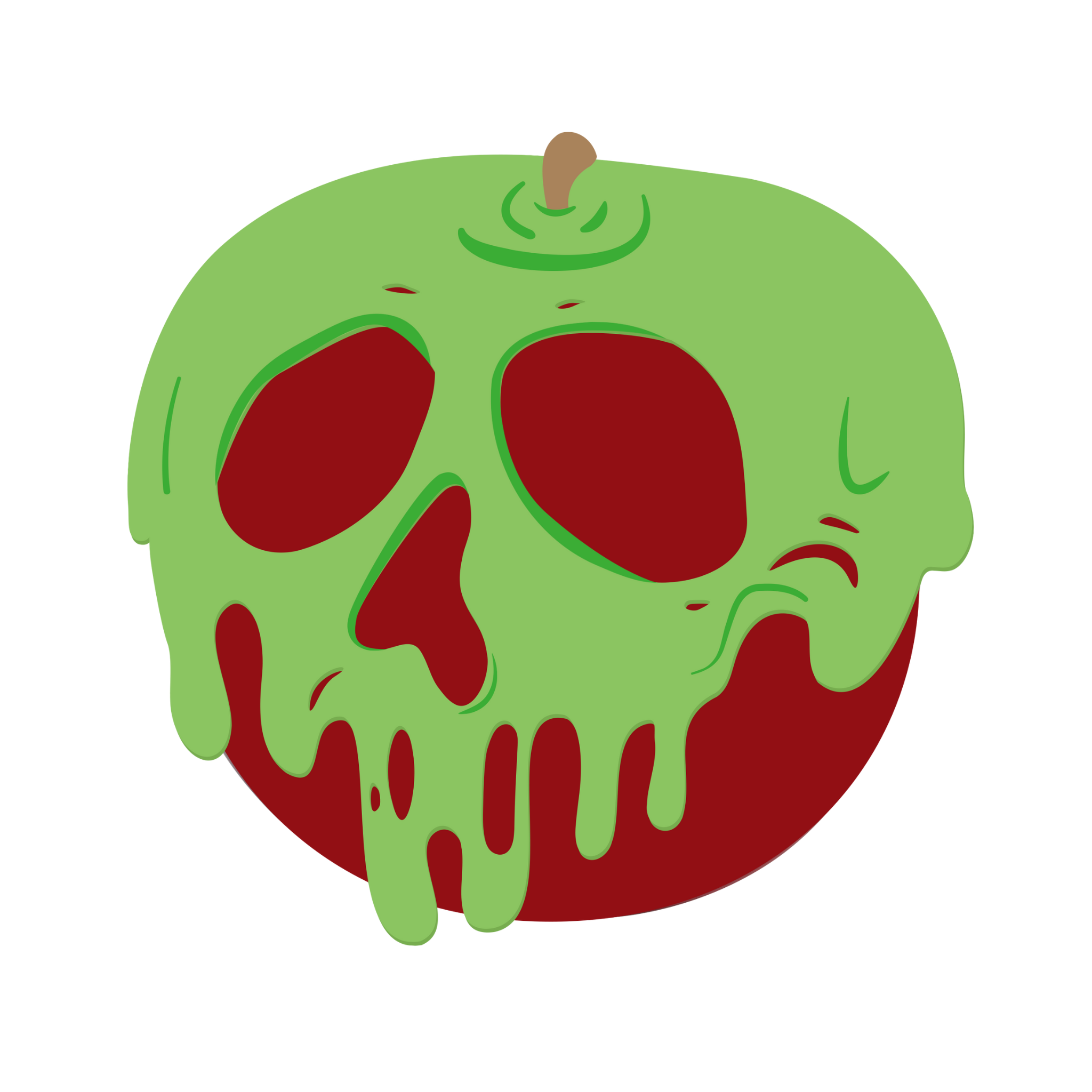 Evil Queen Poison Apple LED Figural Compact Mirror • Impressions