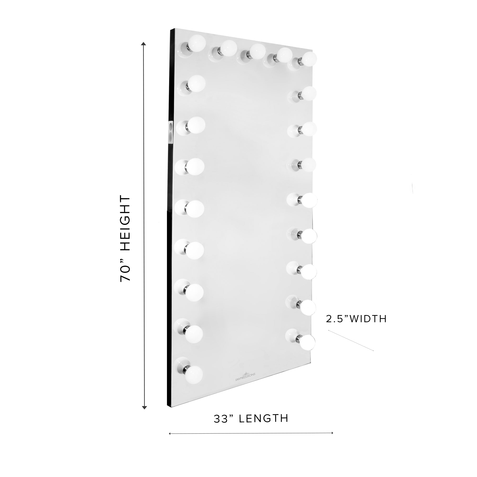 Hollywood Premiere® FullLength Vanity Mirror Impressions Vanity Co.