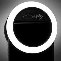 GlowMe® 2.0 LED Selfie Ring Light for Mobile Devices (USB Rechargeable)