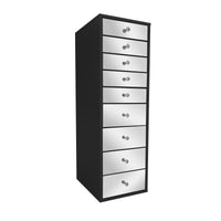 SlayStation® Mirrored 9-Drawers Vanity Storage Unit
