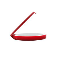 Snow White Compact Mirror with Wireless Power Bank Charging Base