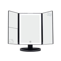 Hello Kitty Trifold LED Tri-Tone Makeup Mirror with Magnification