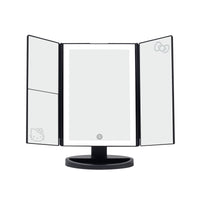 Hello Kitty Trifold LED Tri-Tone Makeup Mirror with Magnification