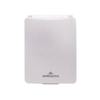 Touch Pad 2.0 Rechargeable LED Makeup Mirror with Flip Cover