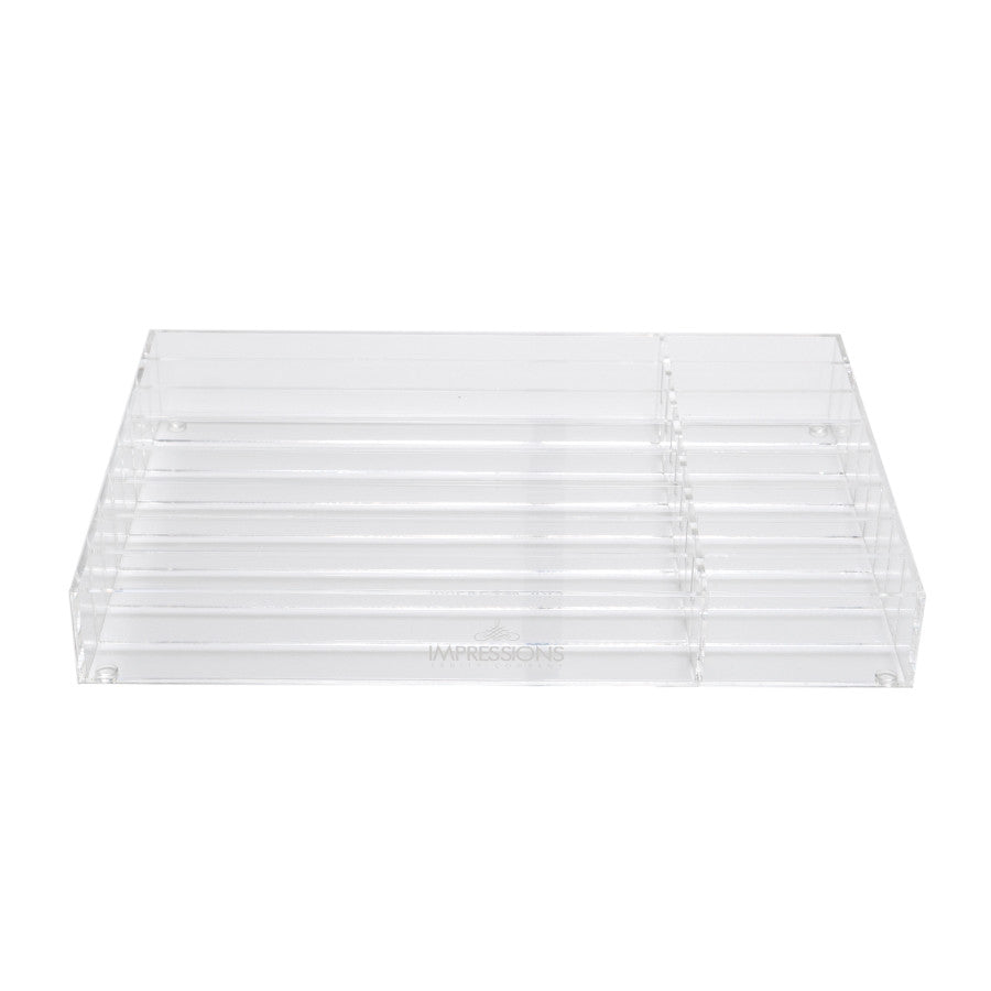 Alexa® Acrylic Makeup Drawer Organizer - Adjustable Dividers, 16 Slots  (Wide) • Impressions Vanity Co.