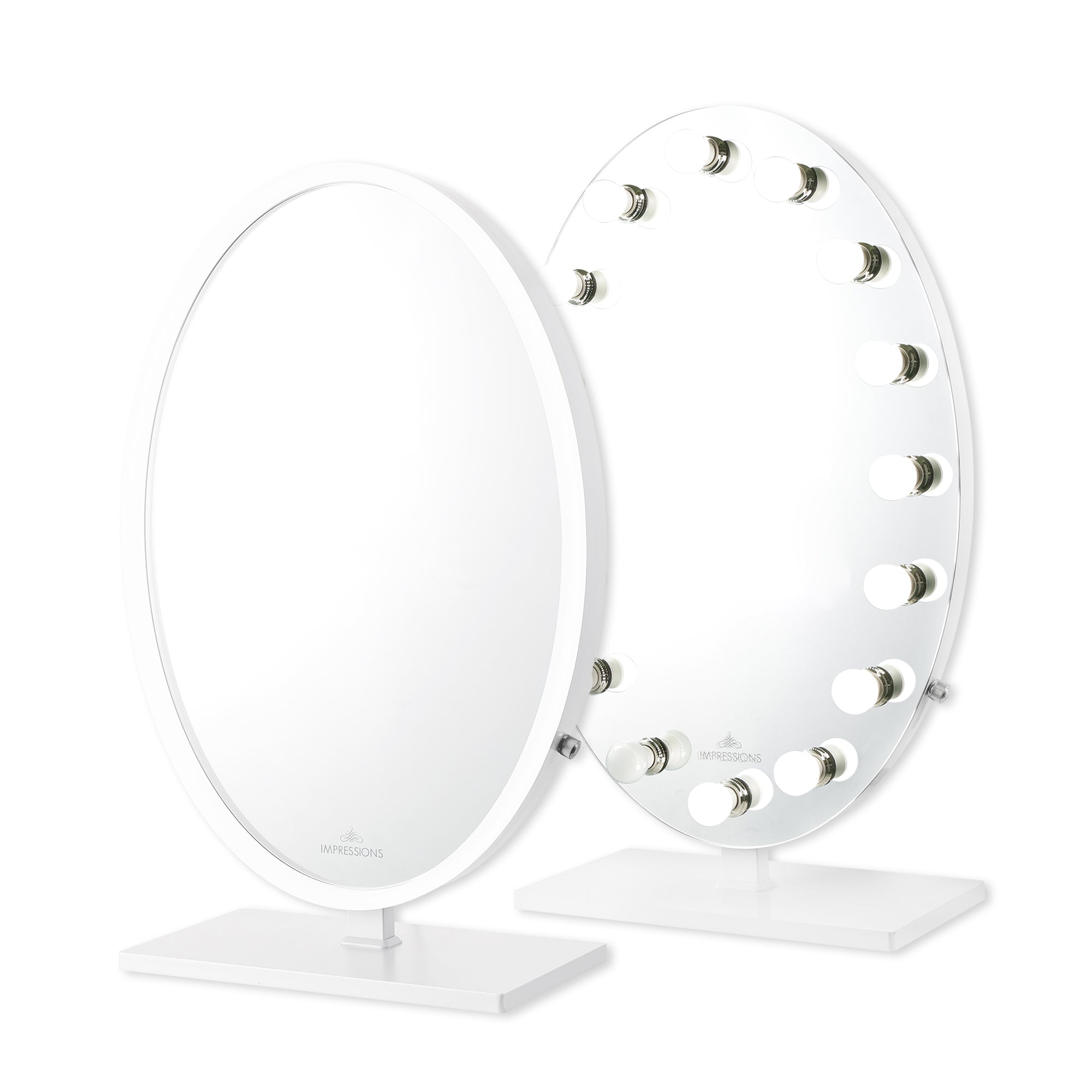 Impressions Vanity Vanity and LED Mirror in White