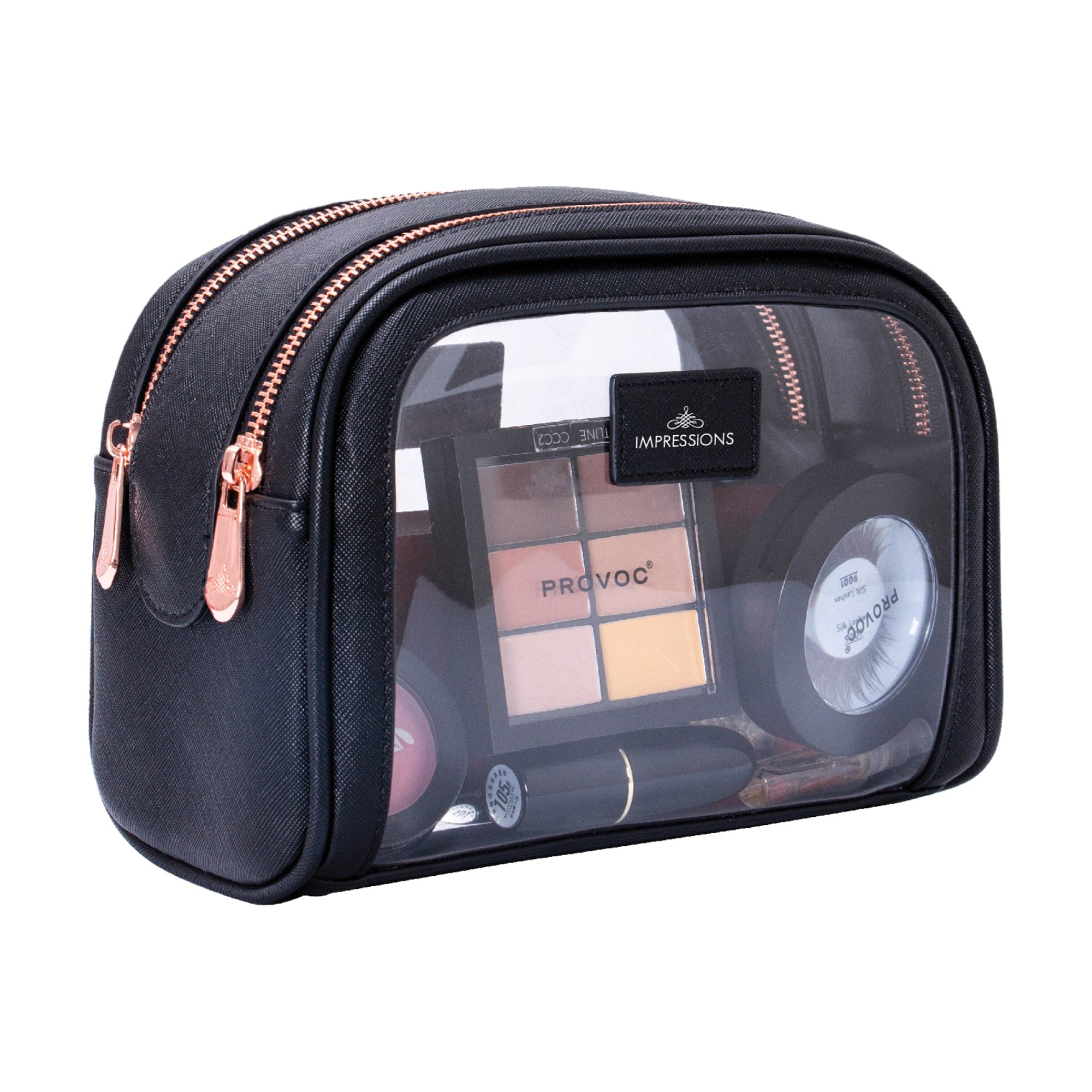 Monaco Double Zipper Cosmetic Case Monaco Double Zipper Cosmetic Case