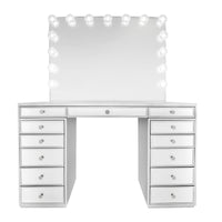 SlayStation® Plus Premium Mirrored Vanity Table