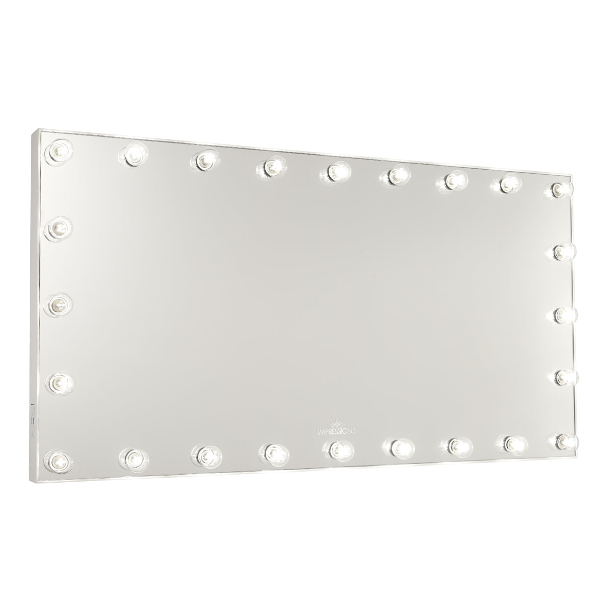 Alyssa Full Length Hollywood Mirror & Shelf Bundle White