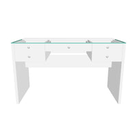 Slaystation 3.0 Plus Vanity Table White