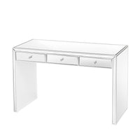 Leah Premium Mirrored Vanity Table