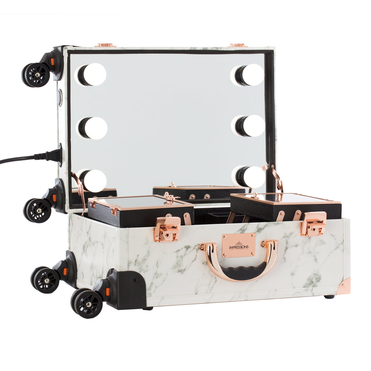 If you can't go anywhere without your skin care and makeup, this vanity case  needs to be your new travel buddy