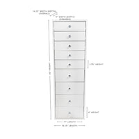 SlayStation® 9-Drawer Makeup Vanity Storage Unit