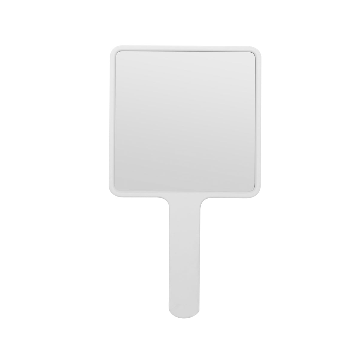 Impressions Vanity SLAYssentials Square Hand Mirror White, image size:1200x1200