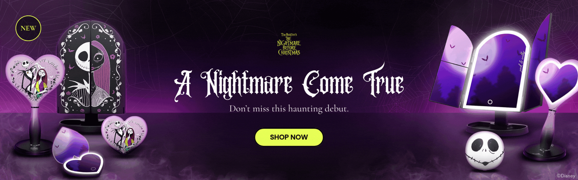 Impressions Vanity For Disney Tim Burton’s The Nightmare Before Christmas